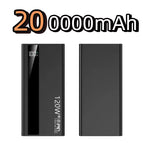 black 200000mAh
