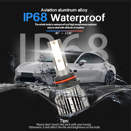 Car Headlight Bulb H1 H3 H7 H11 H8 H9 9005 HB3 H10 9006 HB4 9004 H13 H4/HB2/9003（Hi/Low）Bright Light Auto Accessories LED