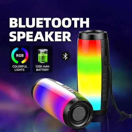 Lanfy BT-1202 Portable Bluetooth Speaker with LED Lights