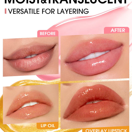 O.TWO.O – Lip Oil Gloss Plumper & Moisturizer Non-Sticky