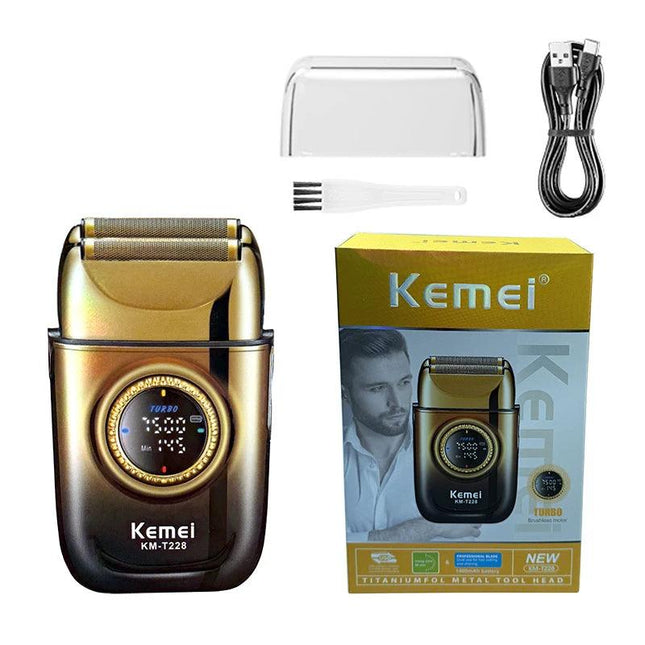 Kemei T228 New Electric Shaver Rechargeable Hair Beard Razor