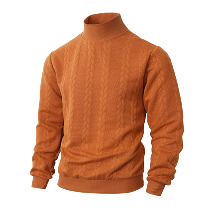 Men’s Jacquard Turtleneck Sweater