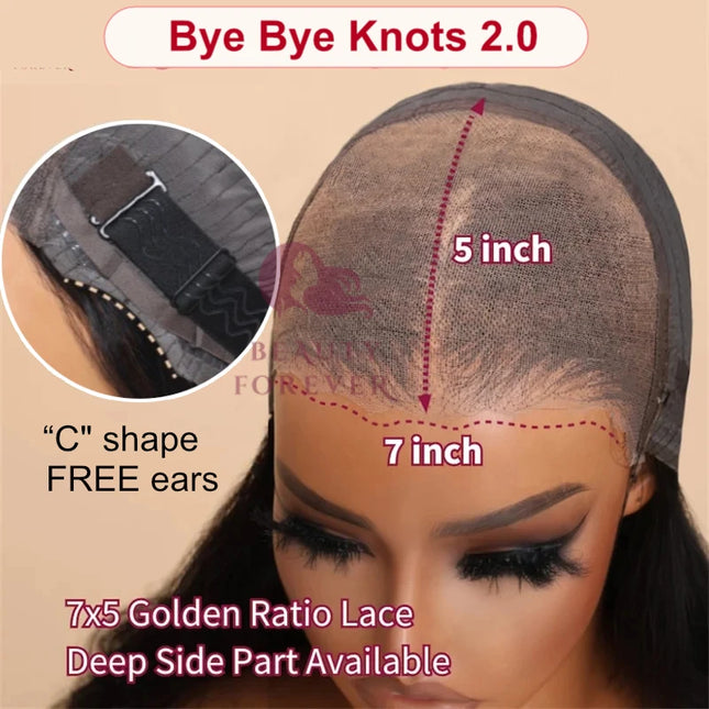 Beautyforever Water Wave Wig – 7x5 HD Lace, Glueless