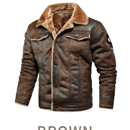 Men’s Faux Fur-Lined Jacket