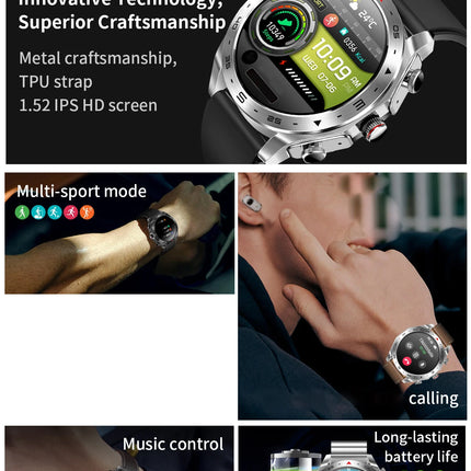 Watch TWS 2-in-1 Bluetooth Earphones HIFI 9D Sound Quality