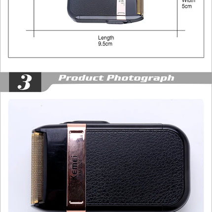 Kemei  Electric Beard Shaver Professional