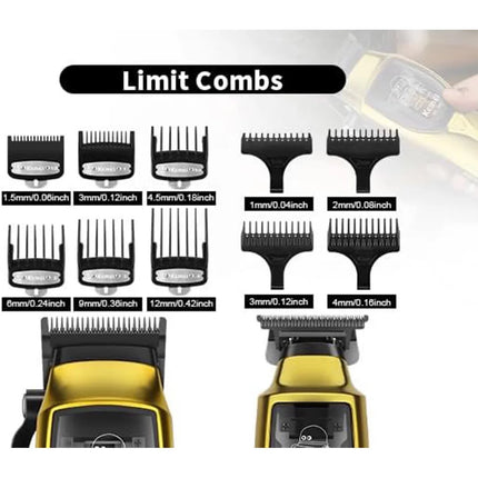 Kemei Professional Cordless Hair Clipper & Trimmer Set