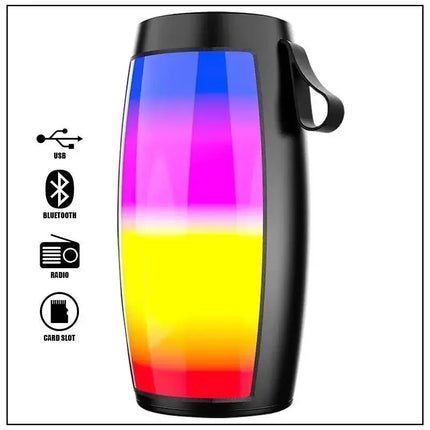 Lanfy BT-1202 Portable Bluetooth Speaker with LED Lights