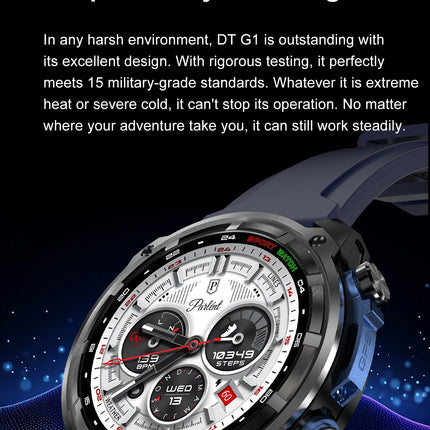 Military GPS Smart Watch AMOLED
