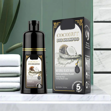 500ml Herbal Hair Dye Black Hair Shampoo Black Hair Color Shampoo Black Hair Dye Covering White Hair Shampoo ginger Shampoo