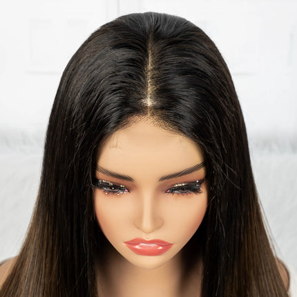 Perruque cheveux humains vietnamiens – 16A double drawn, HD Lace