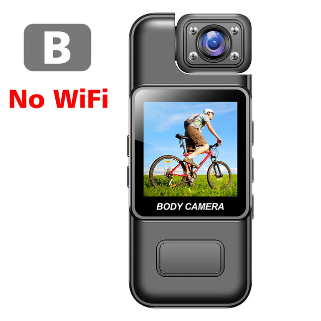 Mini Caméra Wi-Fi HD 4K – Vision Nocturne, Caméra Sport & Body Cam Portable