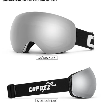 Frameless Anti-Fog Ski Goggles UV400 for Men & Women