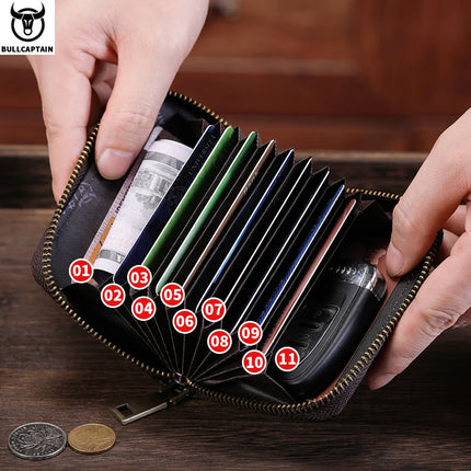 BULLCAPTAIN Genuine Card Bag Men's