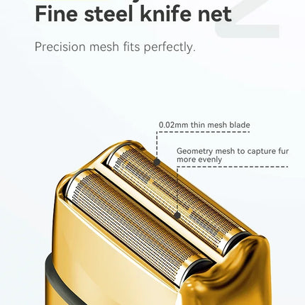 Dibellay Premium Gold Shaver Sleek, Powerful & Rechargeable