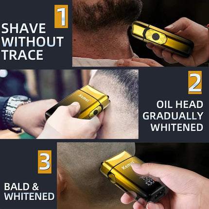 Kemei 2 in 1 Professional Electric Hair Clipper
