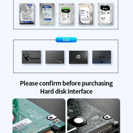 GODO USB 3.0 Dual Bay HDD Docking Station for SATA SSD & HDD