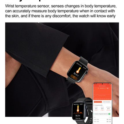 AI Smart Watch Health Monitor HRV+PPG