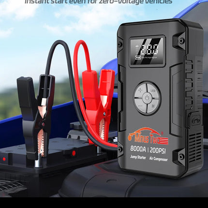 Wireless Car Jump Starter & Portable Power Bank