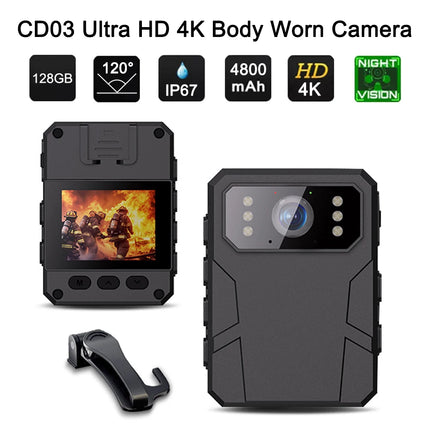 Mini Caméra 2K/4K – Body Cam & Caméra Sport, Enregistrement Vidéo HD