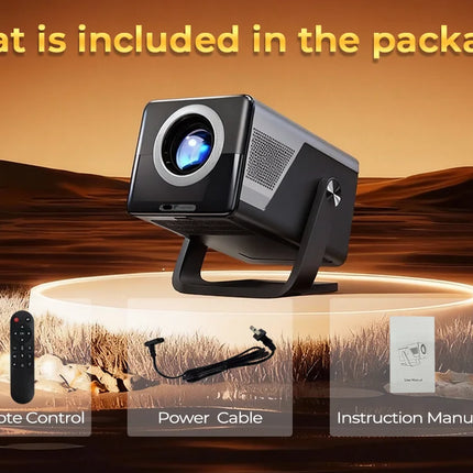 LynCast X7 Projector 1080P, 8K Decoding, Android 14, WiFi 6, Auto Focus