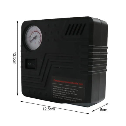 12V Car Tire Inflator Air Pump with Pressure Gauge for SUV & Truck