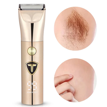 Multi functional USB charging beauty kit: integrated hair and body trimmer
