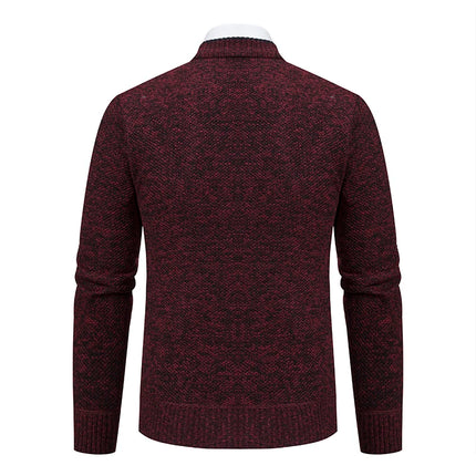 DIBELLAY Men’s V-Neck Knitted Cardigan – Autumn/Winter