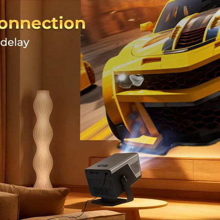 LynCast X7 Projector 1080P, 8K Decoding, Android 14, WiFi 6, Auto Focus