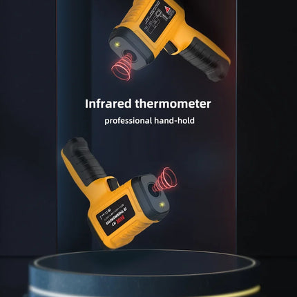 DIBELLAY BSIDE H3 Infrared Thermometer Gun – Digital Laser, -50~1400°C, Non-Contact Industrial Temperature Tester