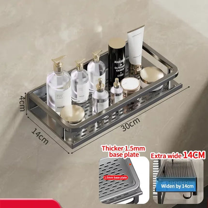Aluminum Bathroom Wall Rack