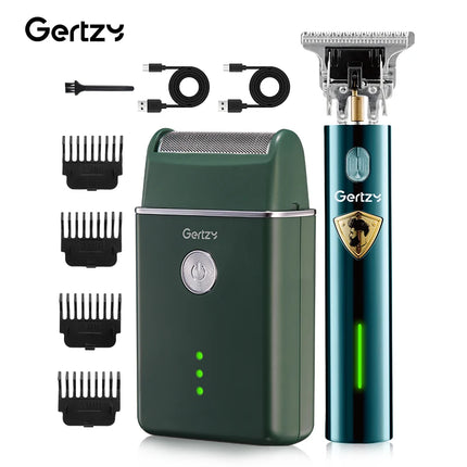 2-in-1 Electric Hair Clipper USB Rechargeable