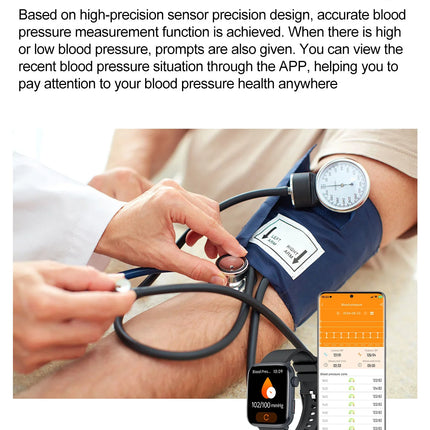 AI Smart Watch Health Monitor HRV+PPG