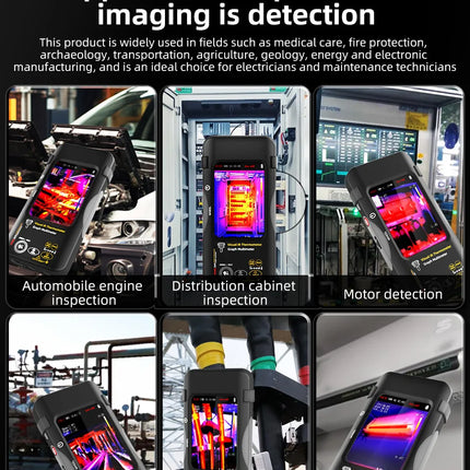 DIBELLAY BSIDE SH9/SH7 Thermal Imager & Multimeter 2-in-1 (320×320, 20000 Counts) – Auto & Heating