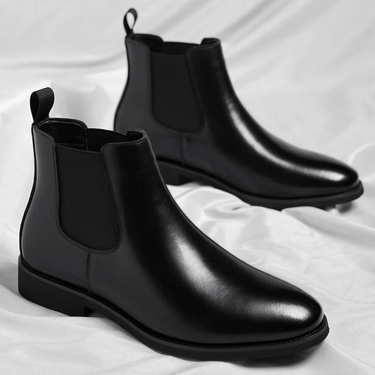 Winter Warm Men High Top Men Lifted Boots Men Leather