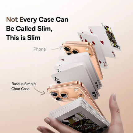 Dibellay Clear Soft TPU Case for iPhone 17–11 Pro Max (Ultra-Thin Transparent Cover