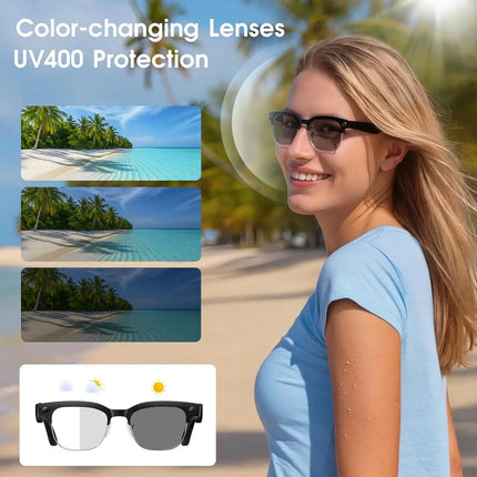 4K AI Smart Glasses with Translation