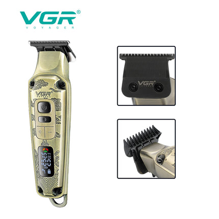 3-in-1 high-end hair trimming set metal retro men's
