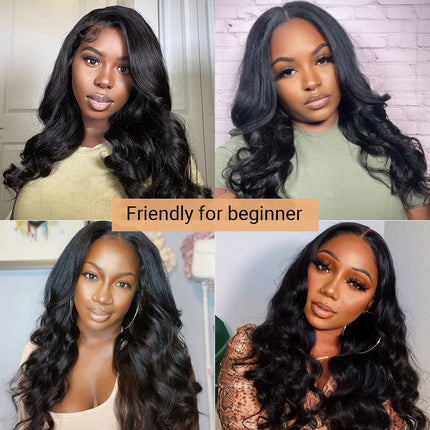 Nadula Color Blend V-Part Wig – Body Wave Human Hair