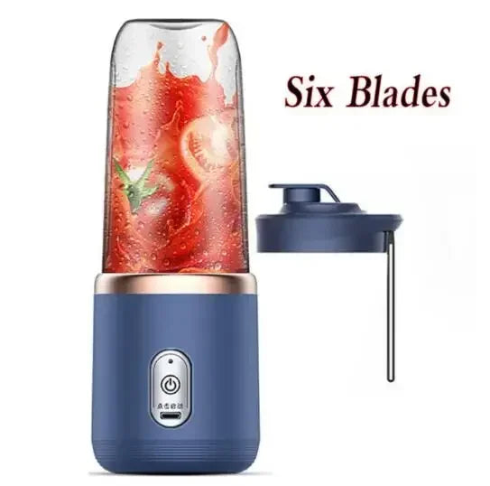 Mini Portable Juicer – USB Rechargeable Fruit Blender