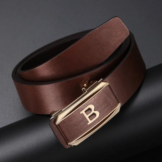 Belt High Quality Men's Automatic Buckle Casual Classic Black Belt