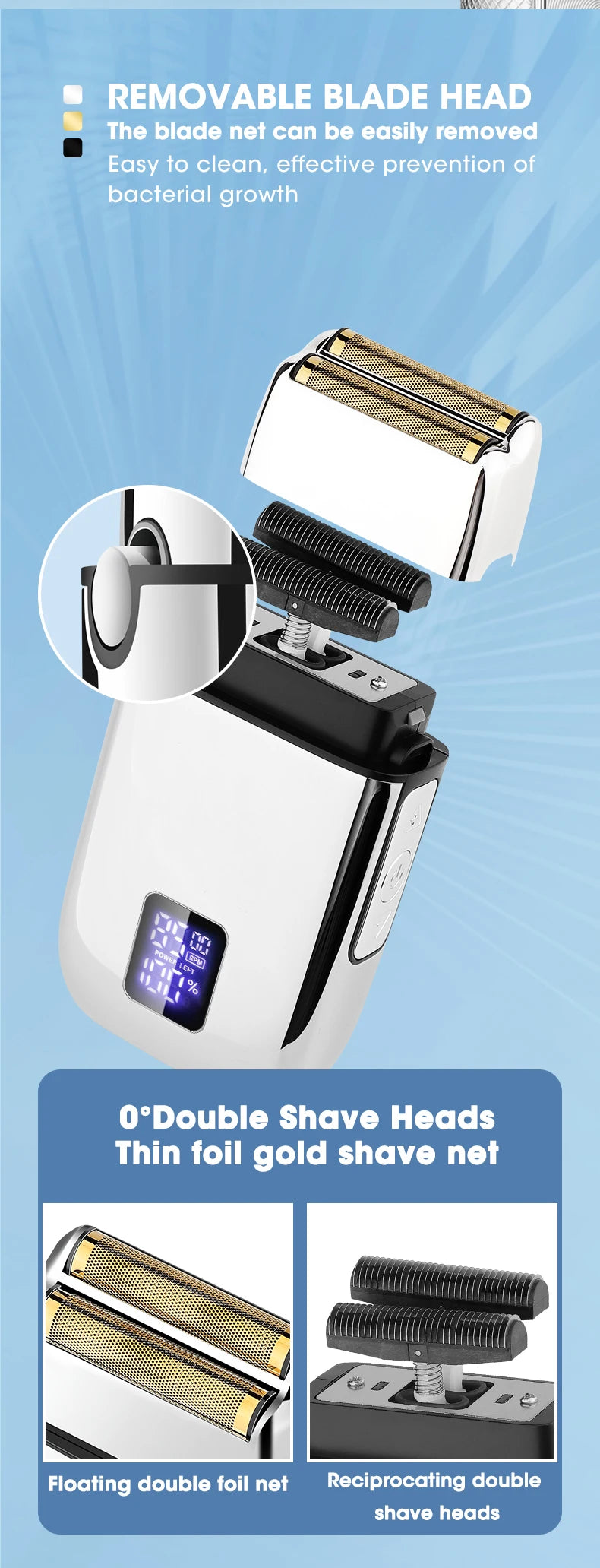 Professional 3-in-1 High-Power Hair Trimmer for Men