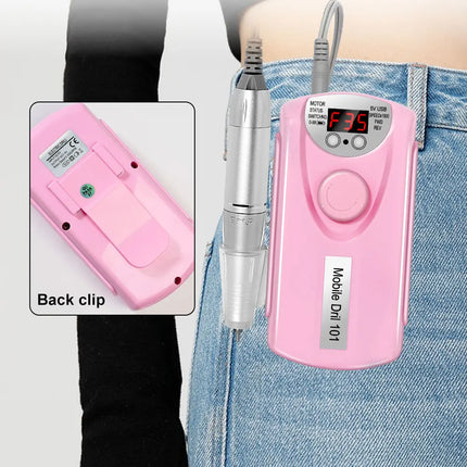 Rechargeable Professional Nail Drill Machine – 35,000/45,000 RPM