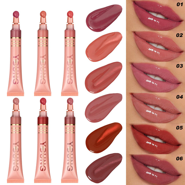 YOUNG VISION – 6 Couleurs Gloss Liquide Éclat & Hydratation