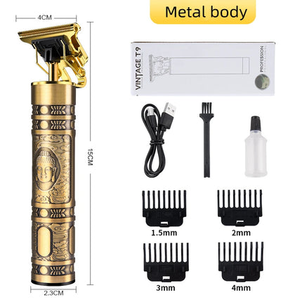 T9 Retro Barber Clipper – Large Display, Long Battery Life