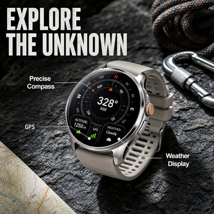 5G AMOLED Smart Watch with GPS & WiFi