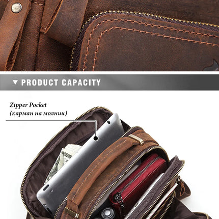 Leather Men's Shoulder Bag