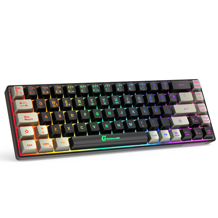 Wireless Gaming Keyboard 68 Keys – Backlit & Rechargeable