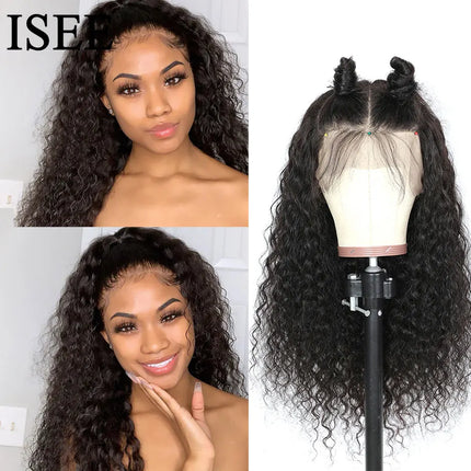 Hair Brazilian Water Wave Wig – 13x6/13x4 HD Lace, Curly Human Hair