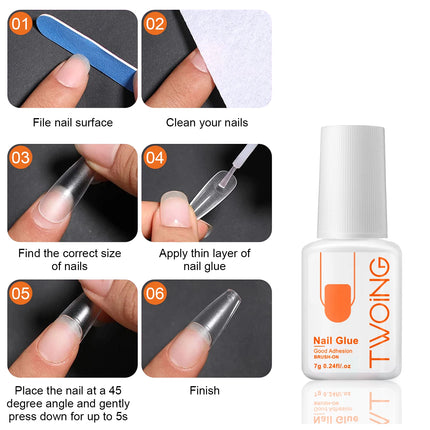 7g Super Strong Nail Glue – For False Nails, Acrylic & Press-On Tips
